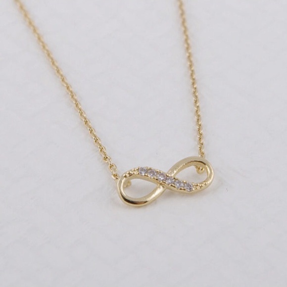 🆕 3$15 Petite Gem Infinity Necklace - Picture 5 of 6